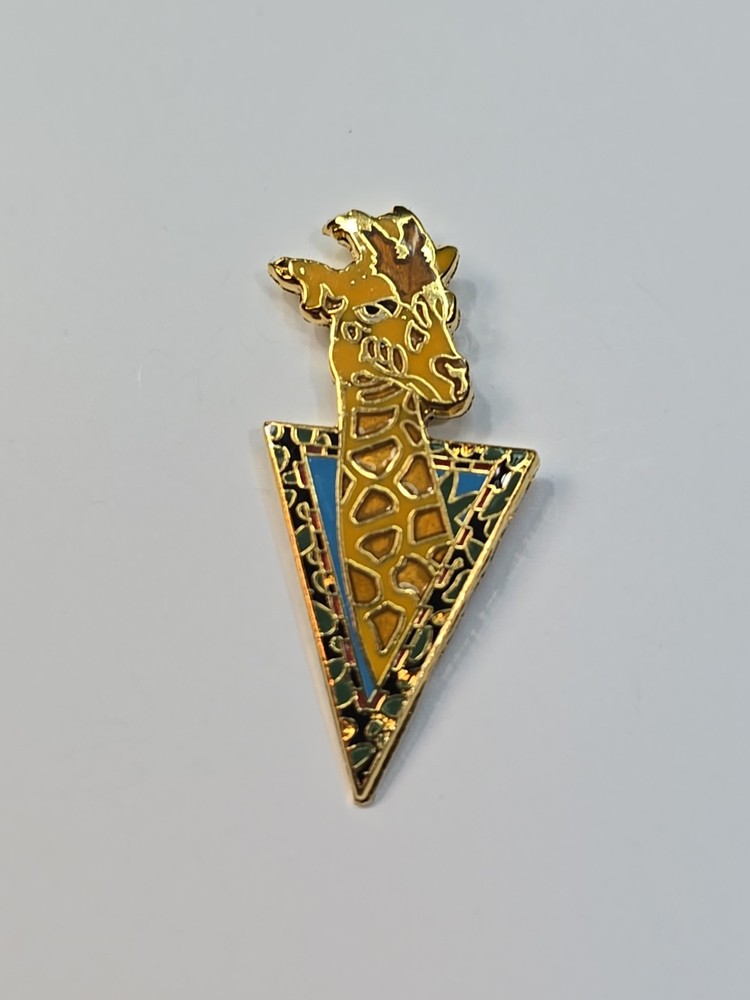 Giraffe Lapel Pin Triangle Shape
