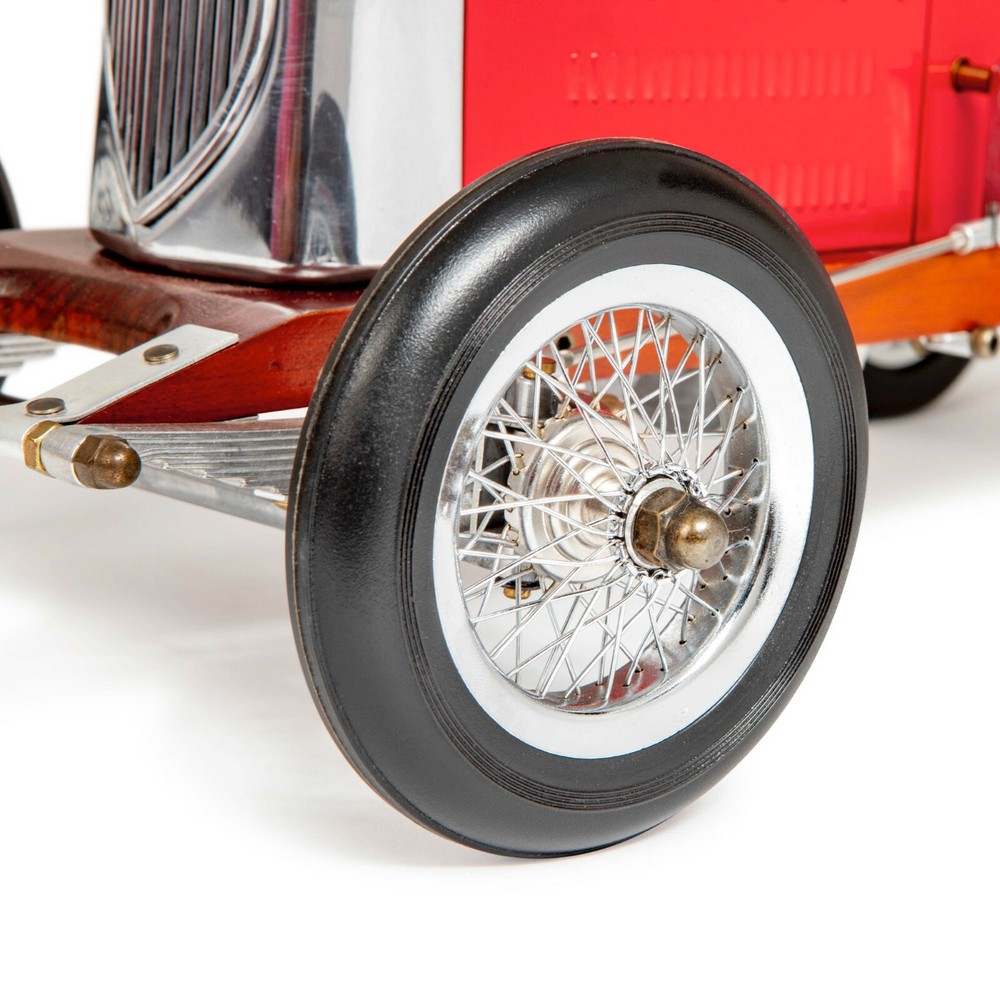 Bantam Midget Red 1930s Tether Car Model 19" Replica Racing Spindizzy New