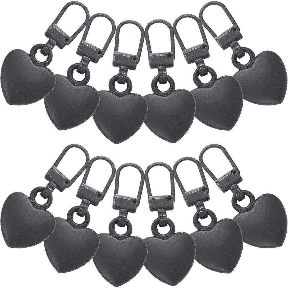 12 Pcs Reusable Zipper Tabs Accessories Slider Replacement Puller