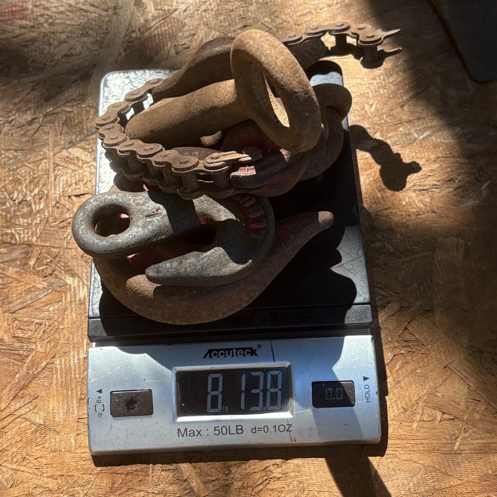 2 Heavy Duty, Rigging Tow Crane Hooks 7" + 2 tow hooks, steampunk