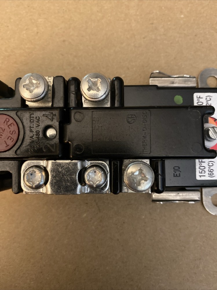 Knox T-4100HL-PB Water Heater Thermostat Upper with High Limit-Brand New