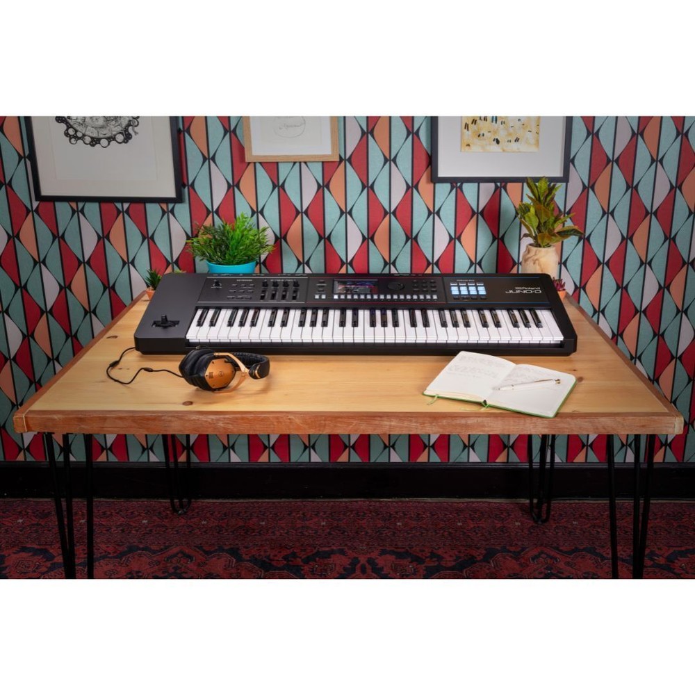 Roland JUNO D6 61 Key Synth Action Keyboard Synthesizer with ZEN Core Engine