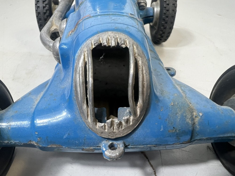 Vintage Ray Cox Thimble Drome Champion Tether Car Blue #20 No Engine