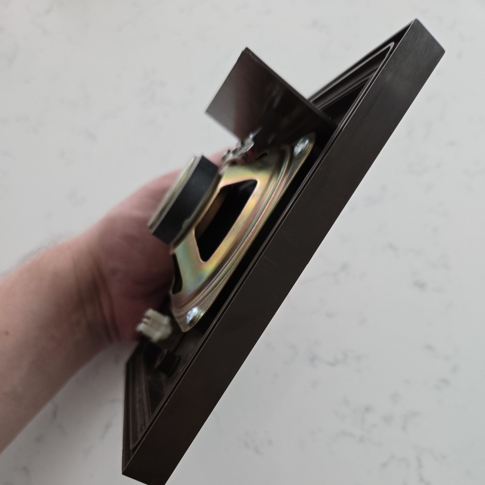 Nutone IS-67D Woodgrain Intercom Door speaker lighted pushbutton IM-4006 IS67