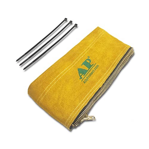 AllyProtect Flame Resistant Split Cowhide Leather TIG Cable 11.5 FT