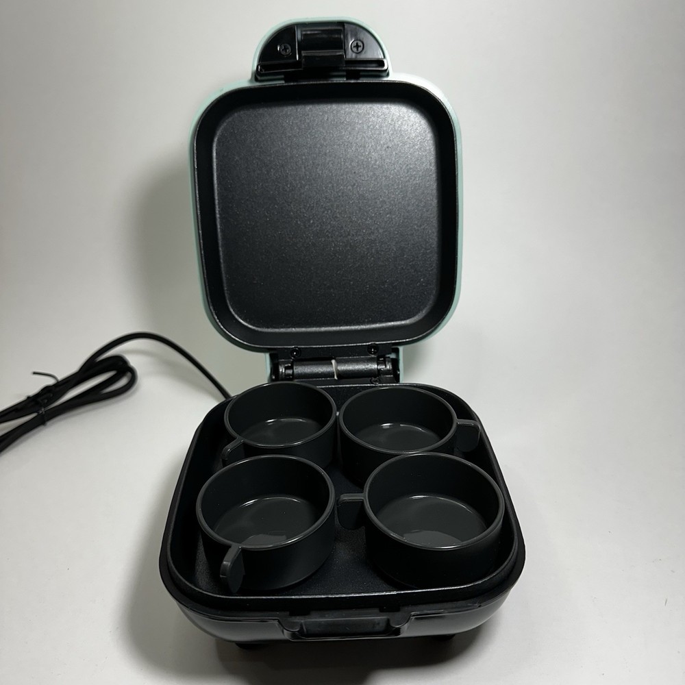 Egg Bite Maker With 4 Silicone Cups And Manual/Recipe Guide