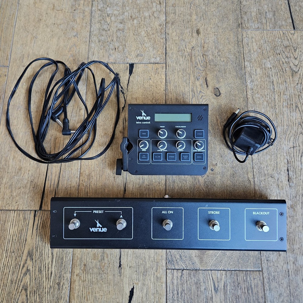 Venue Tetra Control Intuitive DMX Controller & Footswitch Black