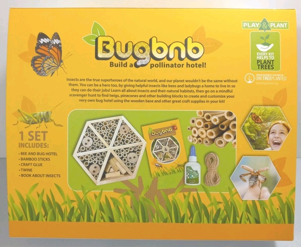 Spice Box Bugbnb Science Kit NIB Build A Bug Pollinator Hotel