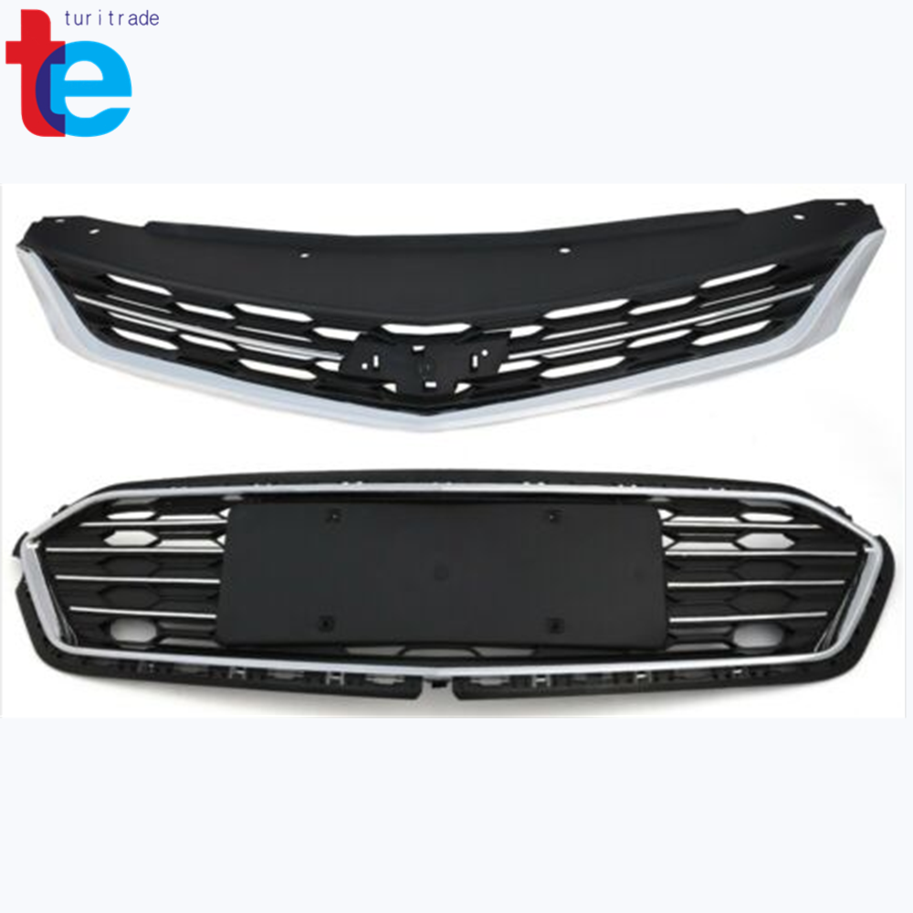 For 2016 2017 2018 Chevrolet Cruze Front Upper and Lower Grille Set