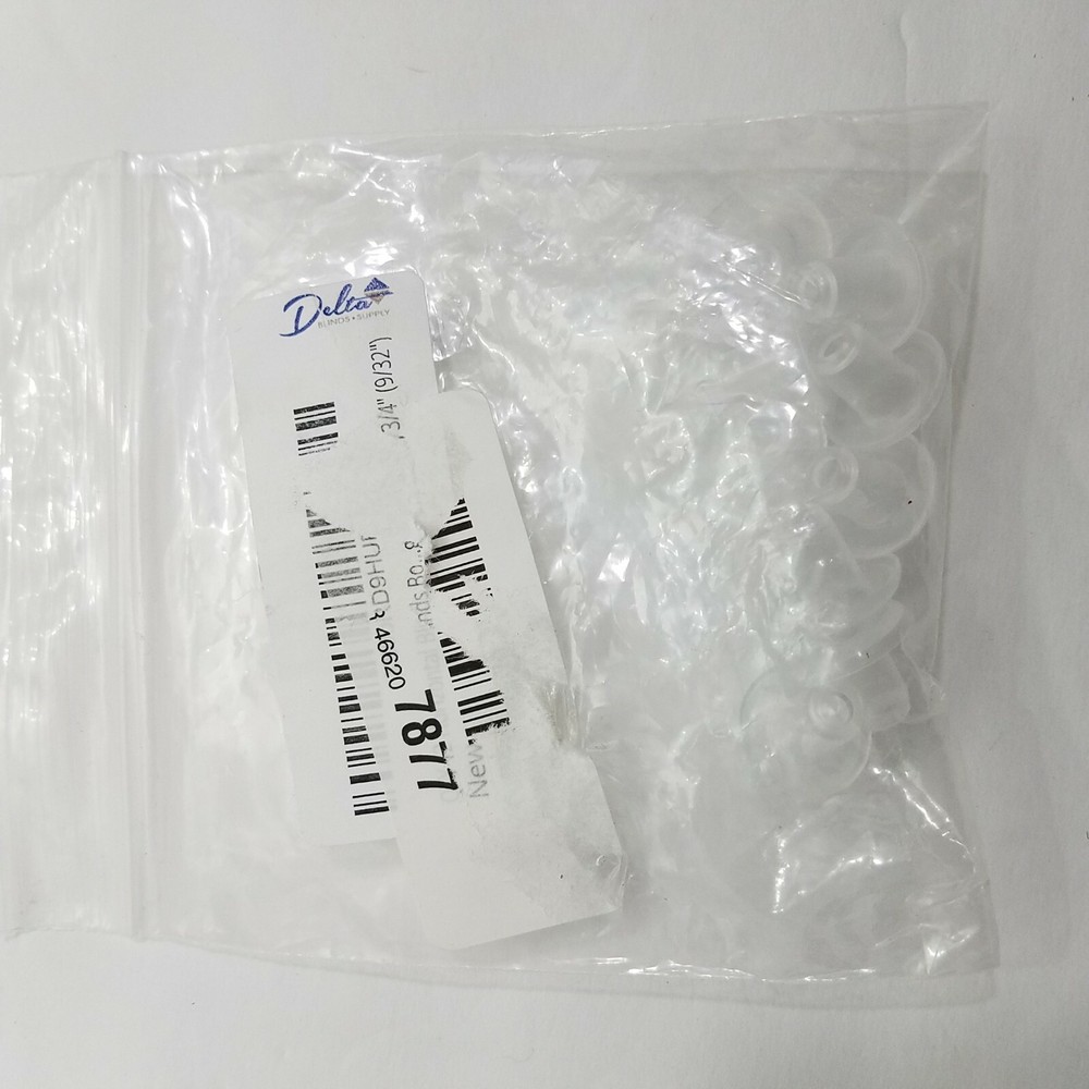 Horizontal Blind Caps 3/4 Inch Clear Replacement
