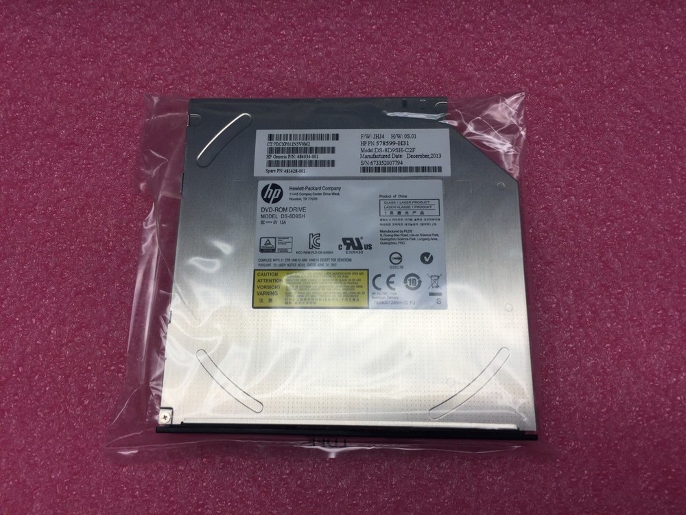HP 484034-001 Dvd-Rom Slim Sata Drive