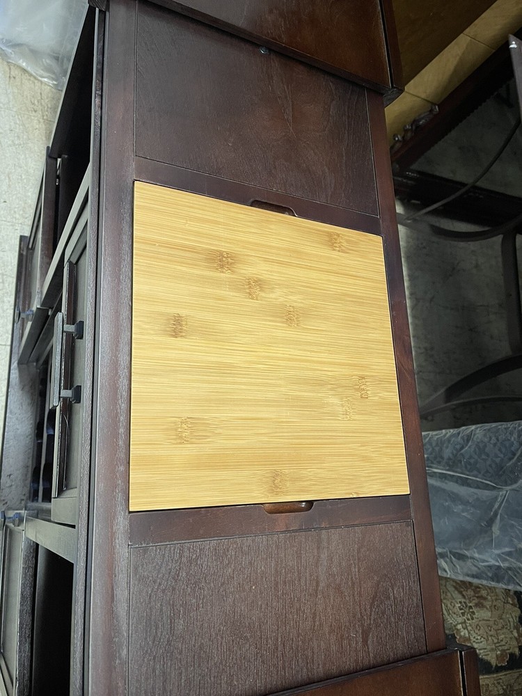 Bar Cabinet With Expandable Top