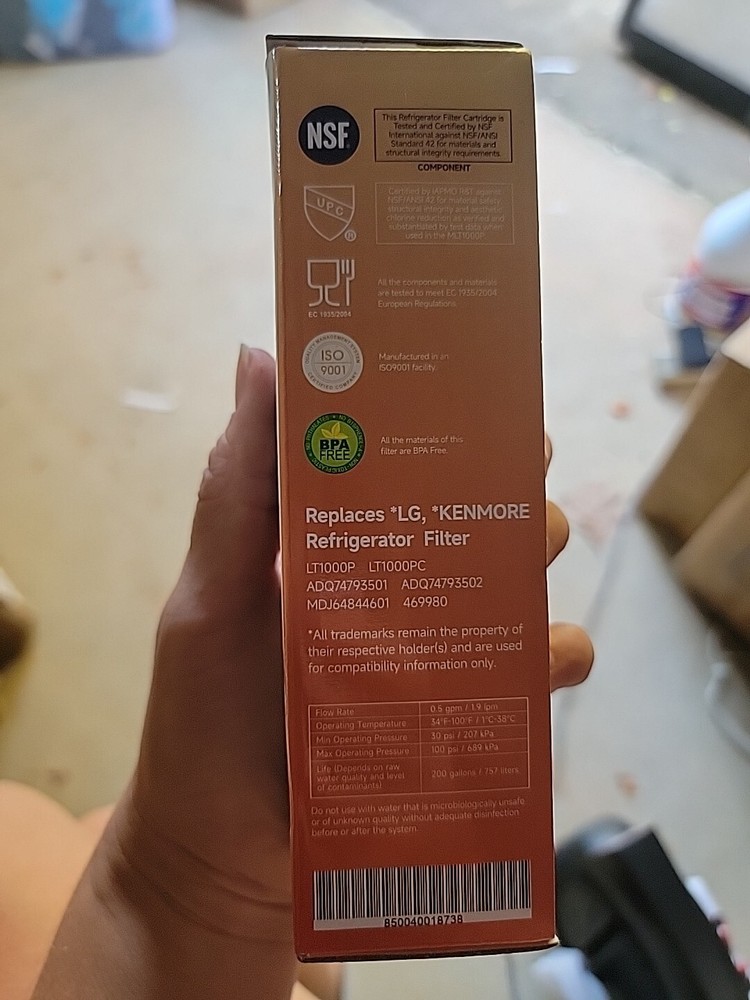 Mopplex MLT1000P Refrigerator Water Filter Replacement