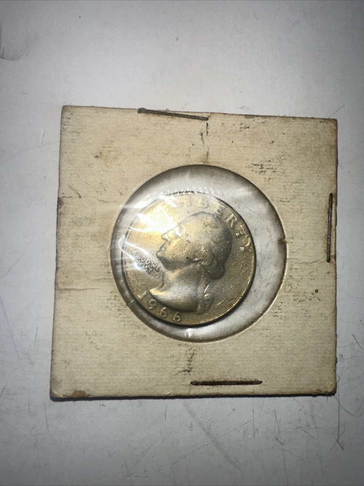 Extremely Rare 1966 Quarter with rim error, no mint mark,  Phantom Eagle