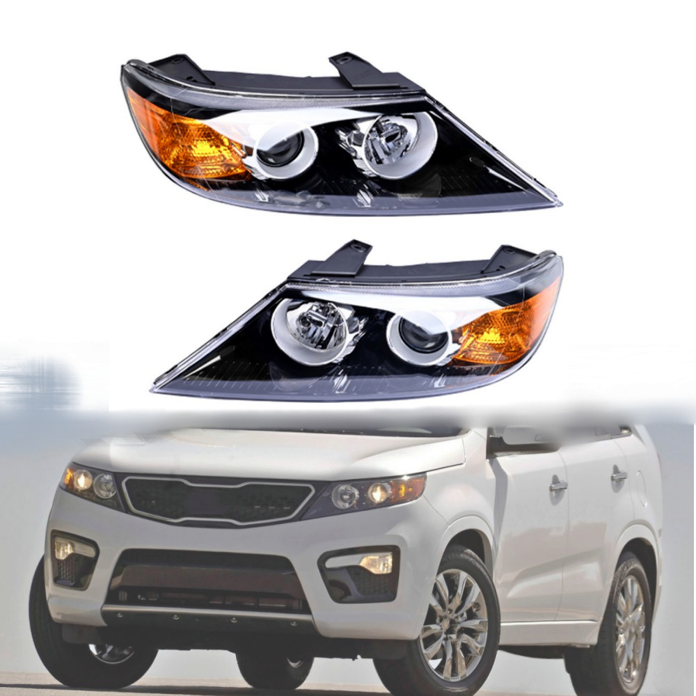 For 2011-13 Kia Sorento Headlight Assembly Left Driver+Right Passenger Side