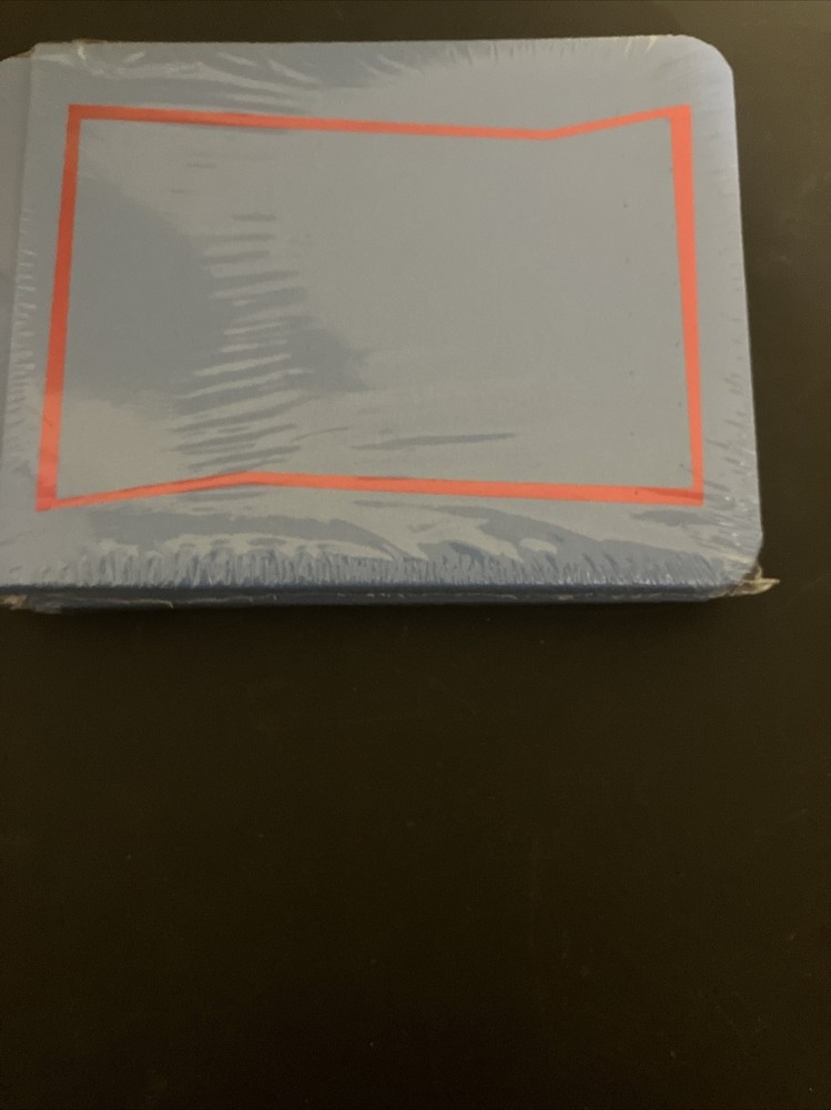 creative memories 5x7 blue with red accent