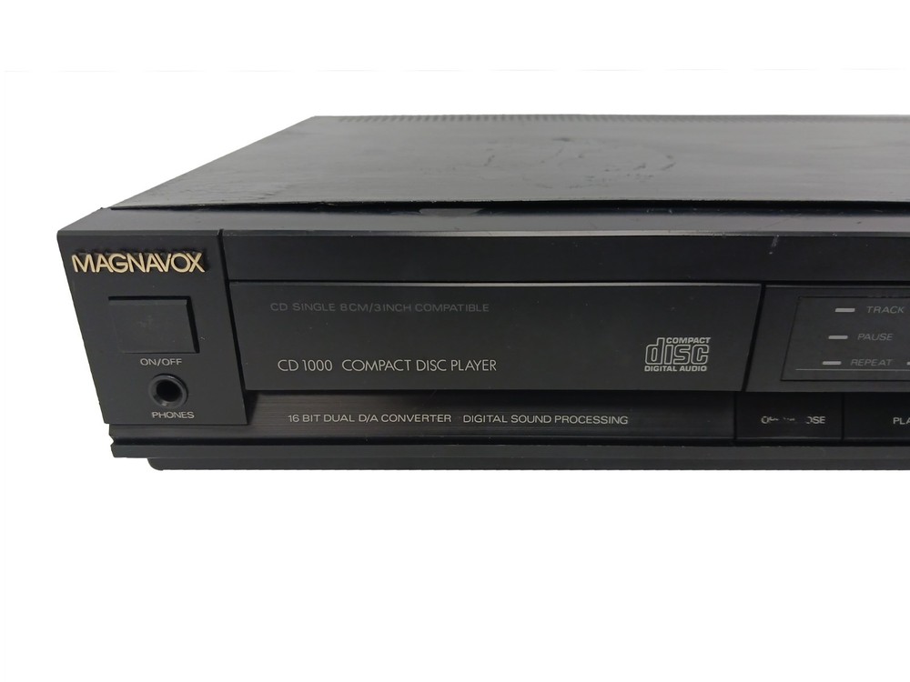 Magnavox CD1000 Single Disc CD Player Vintage - WORKS
