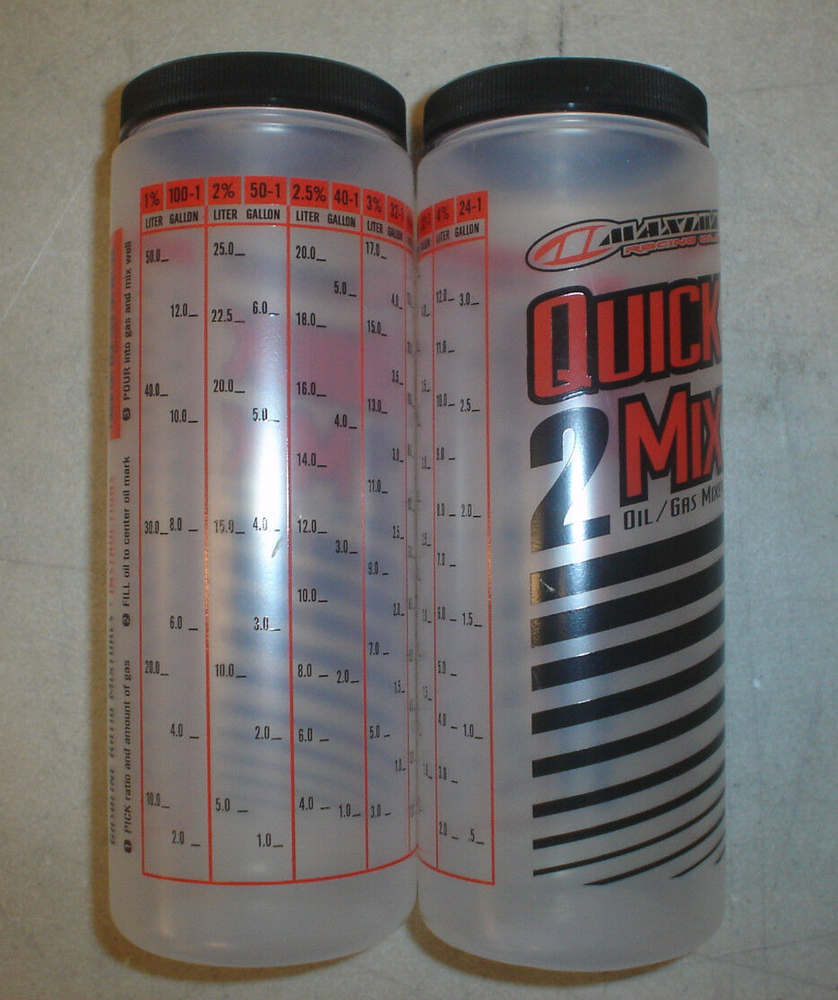 Maxima 2 Pack Quick Mix 2 stroke oil measuring cup, ratio rite type 78-9830