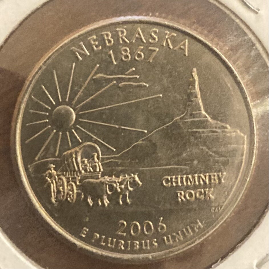 2007 P Nebraska State Quarter BU from mint roll