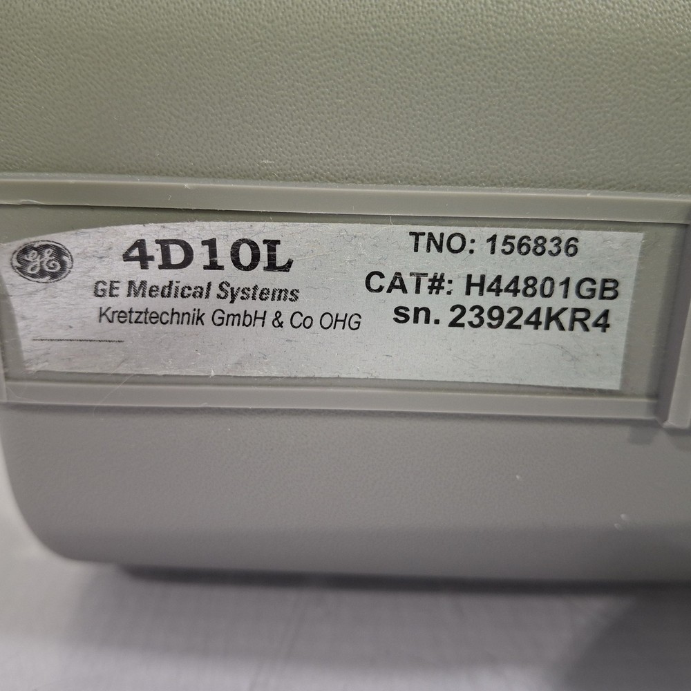 GE Healthcare 4D10L 3D 4D Linear Array Transducer