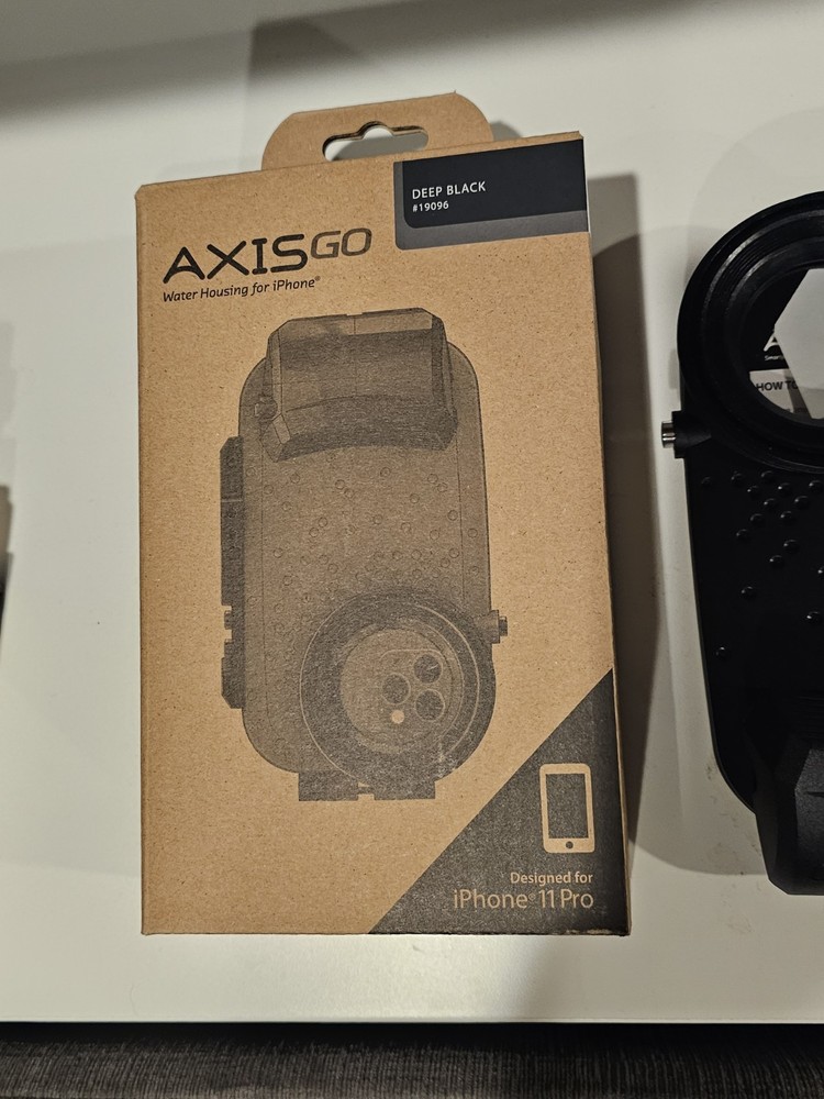 AquaTech AxisGo Water Housing for iPhone 11 Pro (Deep Black) Protective Case