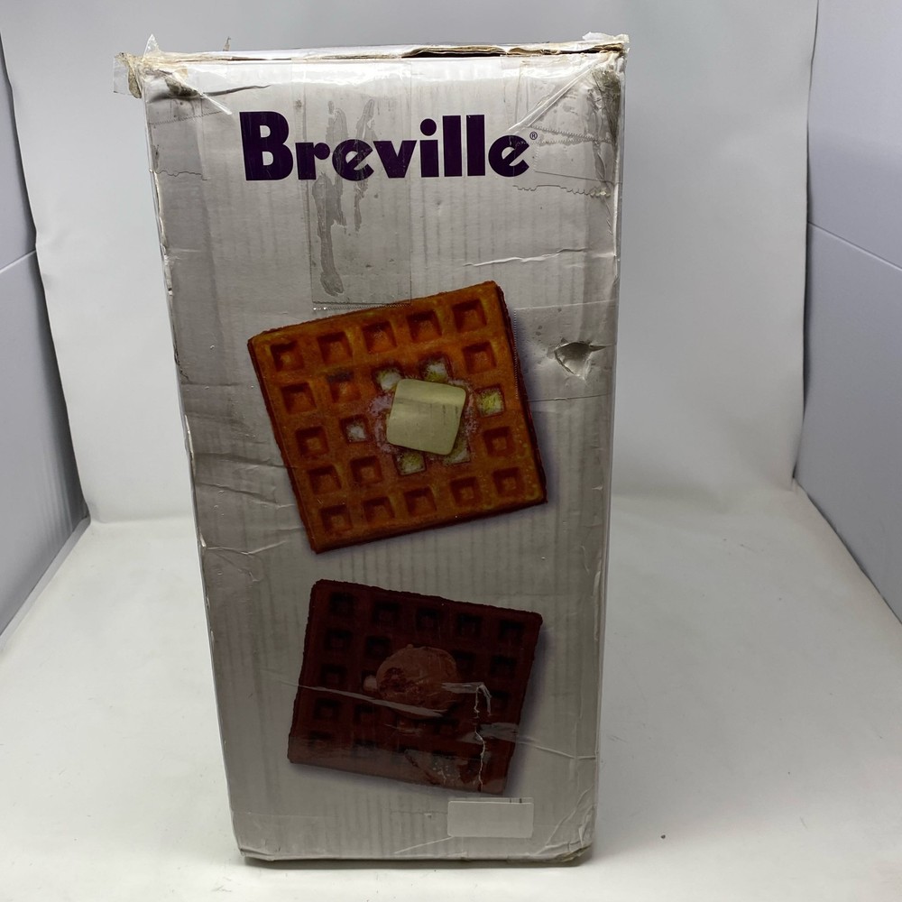 Breville Smart Waffle Pro 4-Slice Waffle Maker - Silver