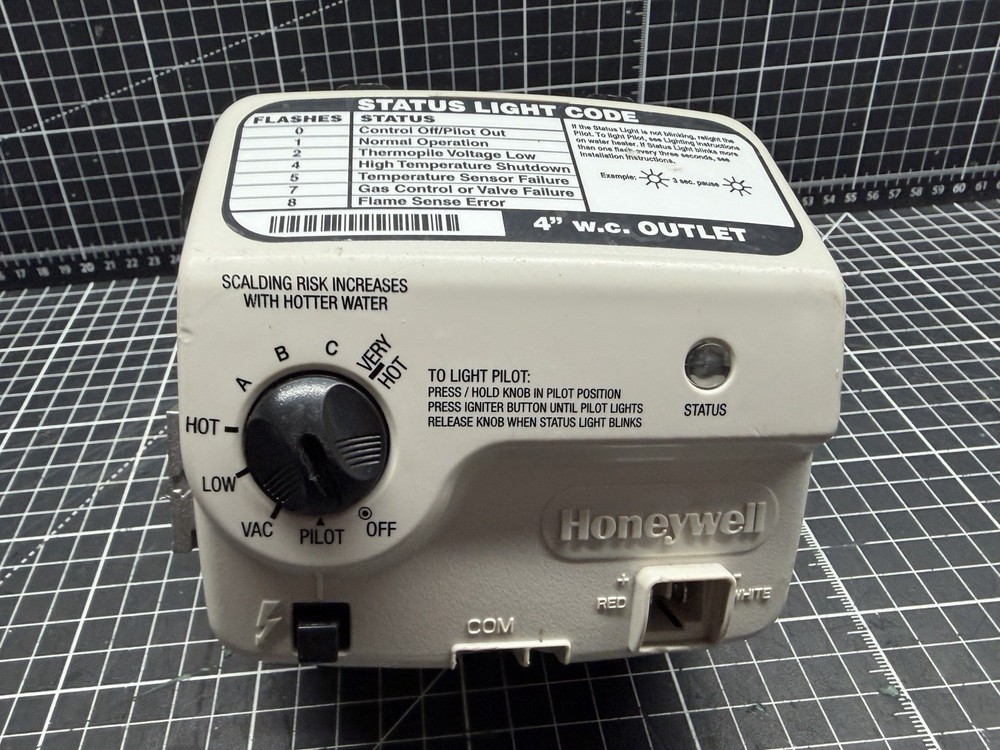 Honeywell Water Heater Gas Valve WV8840B1158