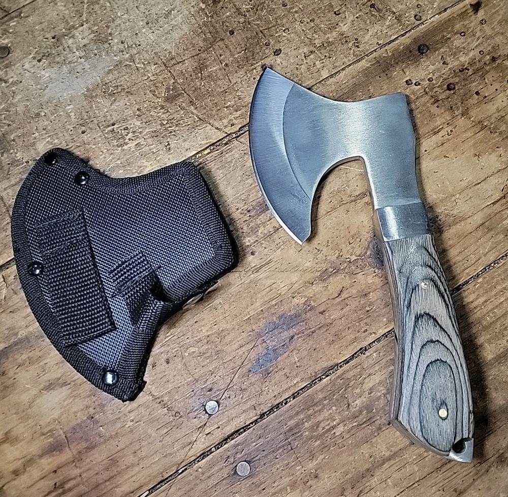 *Sharp* Stainless Hatchet Axe Meat Cleaver Camping Tool