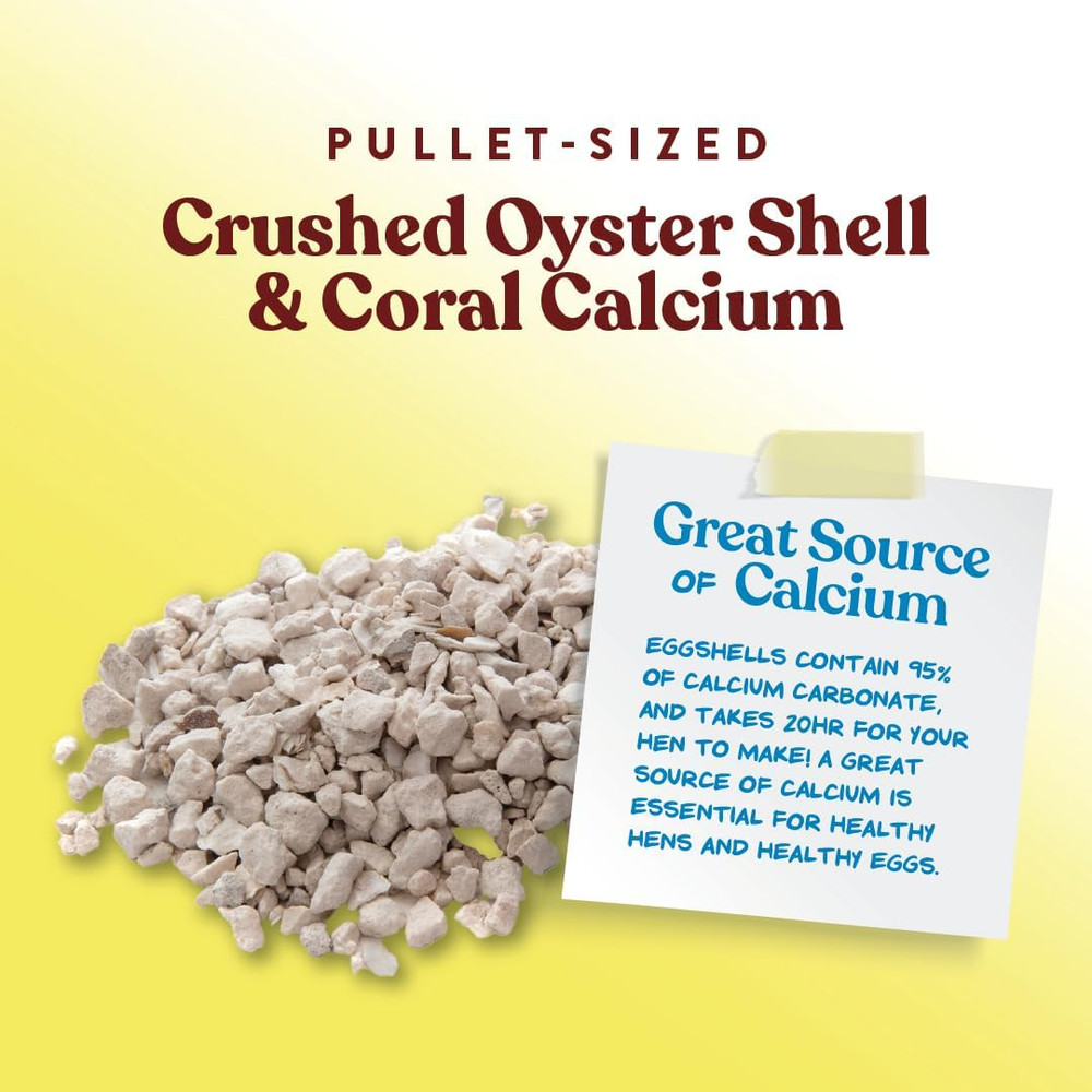 Crushed Oyster Shell | Egg-Laying Chickens | 5 LB