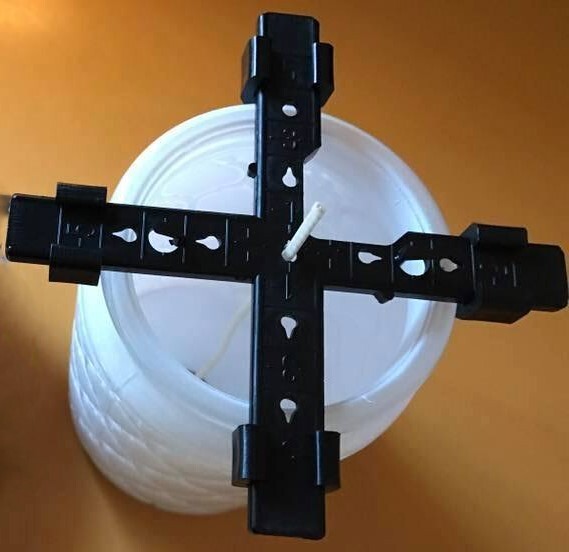 Universal Wick Holders - Adjustable Centering Device for Candle Makers - 10 pack