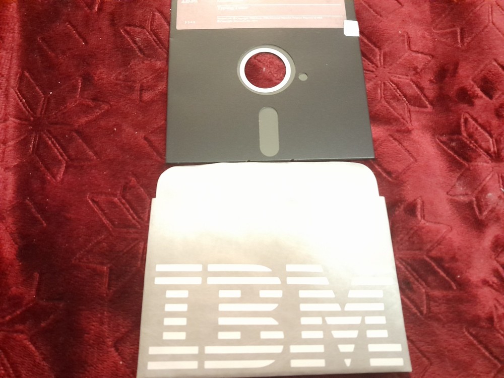 Vintage IBM Typing Tutor Software Program, 1981 5.25" Floppy Disk