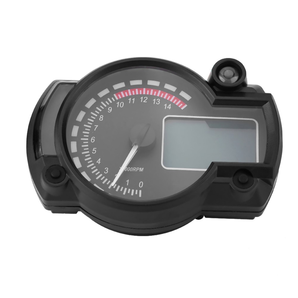 12V Waterproof Motorcycle Speedometer Speed Odometer Tachometer Speed Sensor A