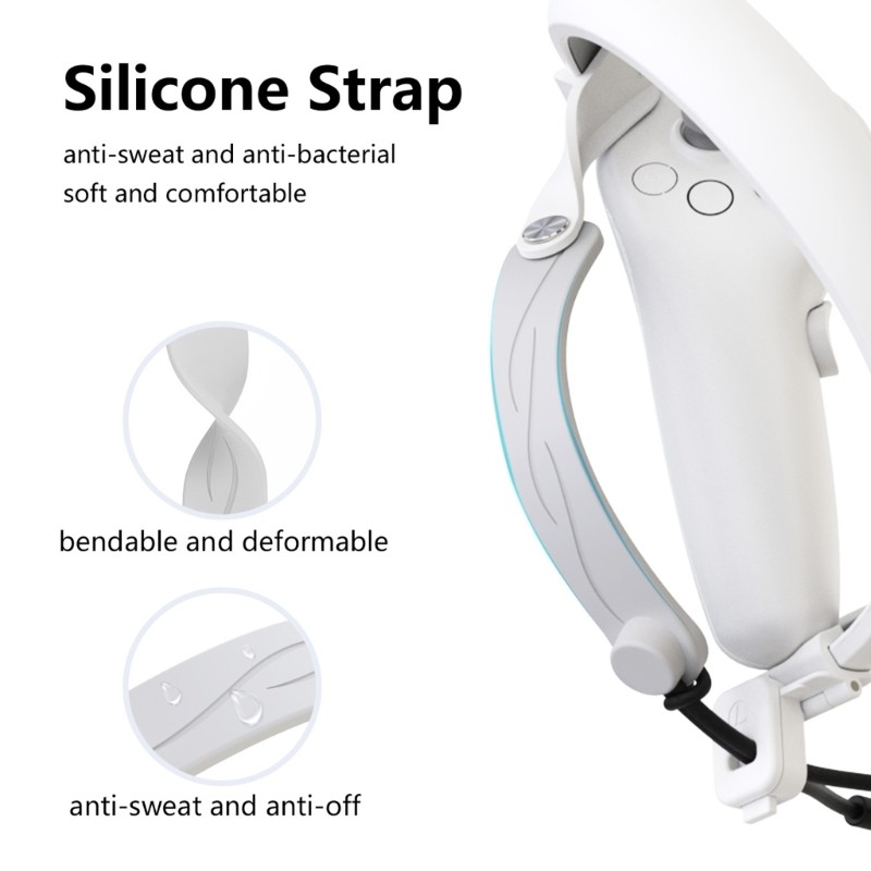 Soft TPU Handle Straps for Pico 4 VR Headset Anti-drop Controller Belts