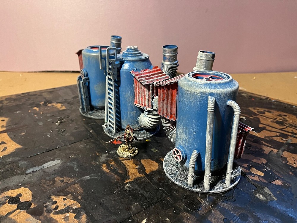 Sci-Fi Terrain pieces .1 8 – Tabletop Gaming scratch built.