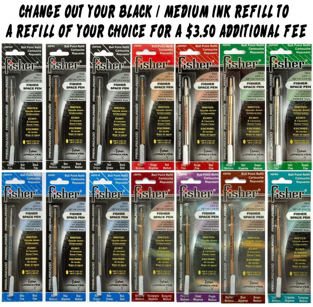 Fisher Space Pen #400RB / Rainbow Titanium Nitrite Pen