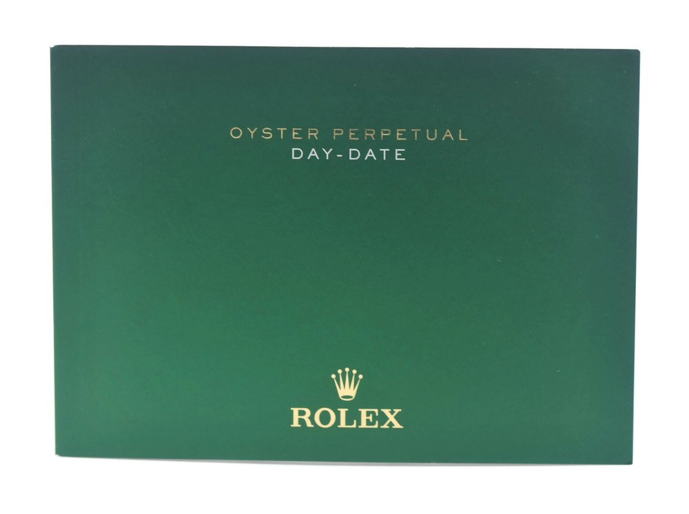 Rolex Day-Date Booklet Manual Spanish 2015
