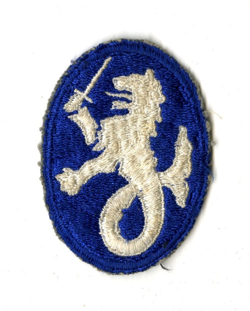 Philippine Department White Back Patch WWII Vintage