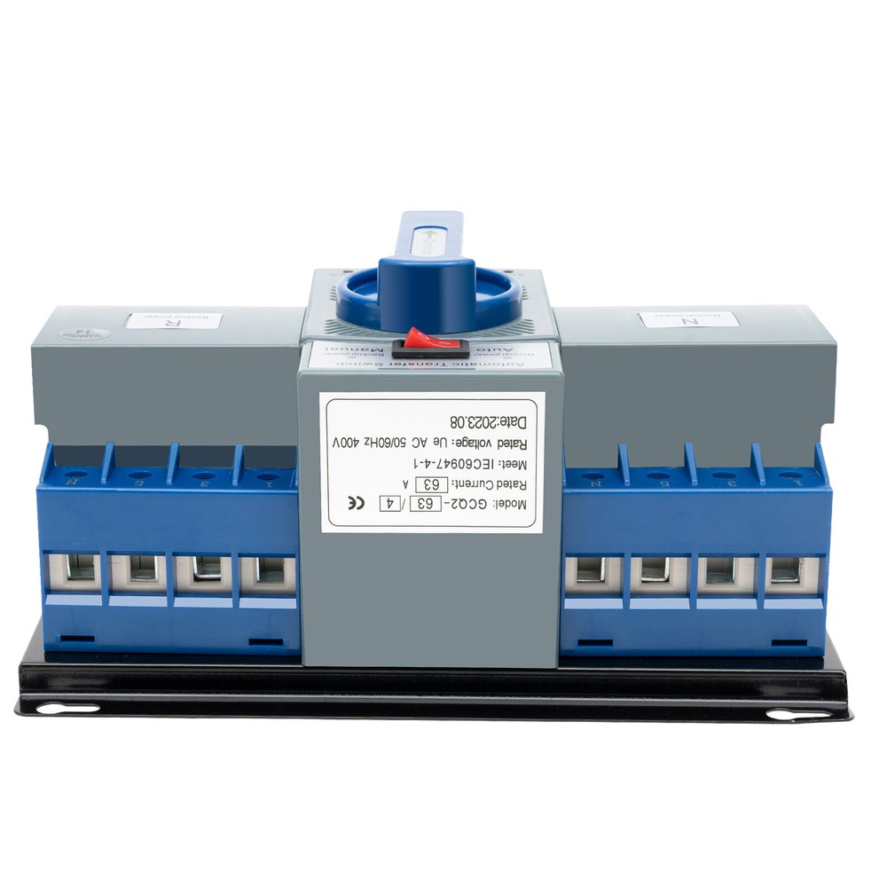 Dual Power Automatic Transfer Switch Generator Changeover Switch CB Level 63A 4P