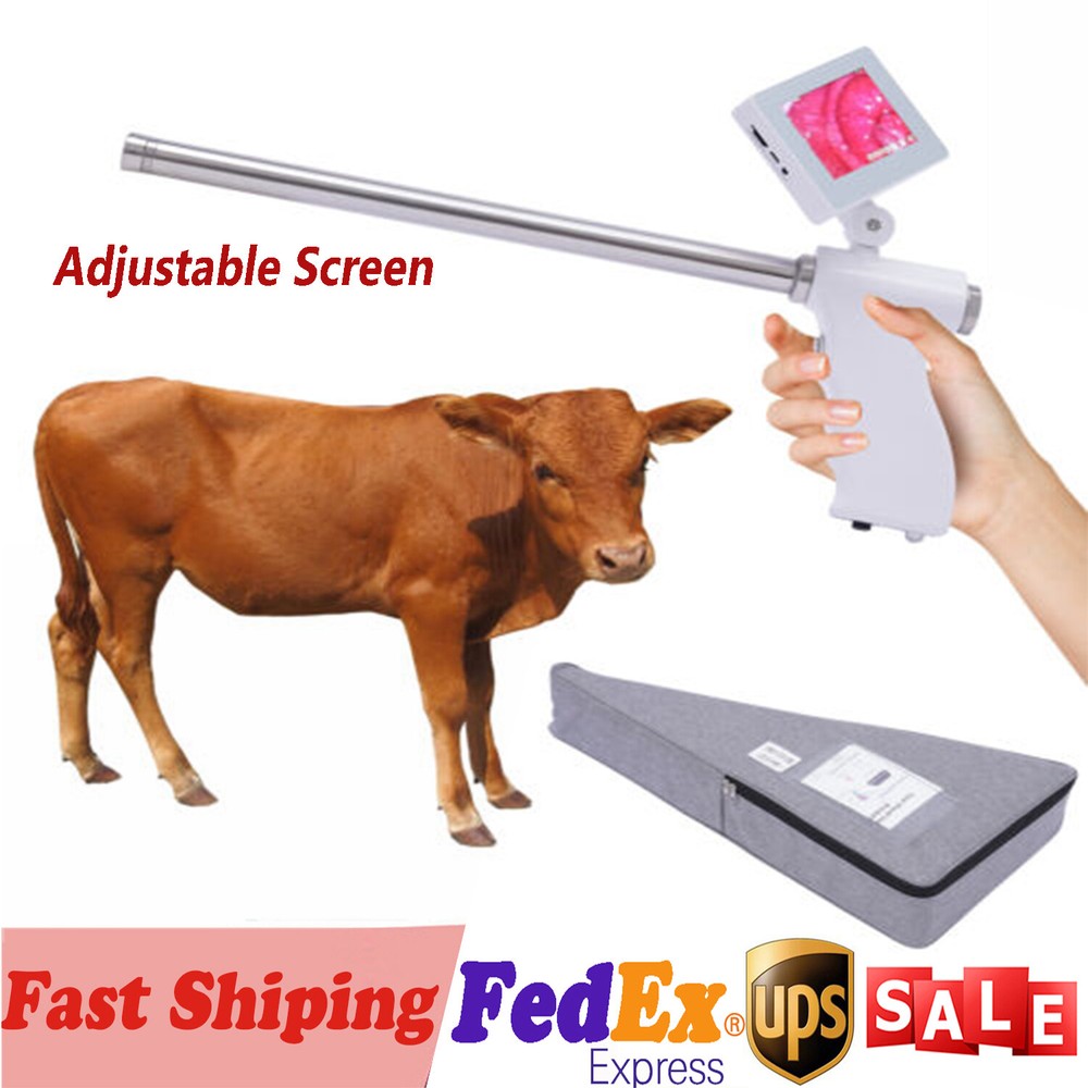 Insemination Kits For Cows Cattle Visual Insemination Gun Adjustable Screen