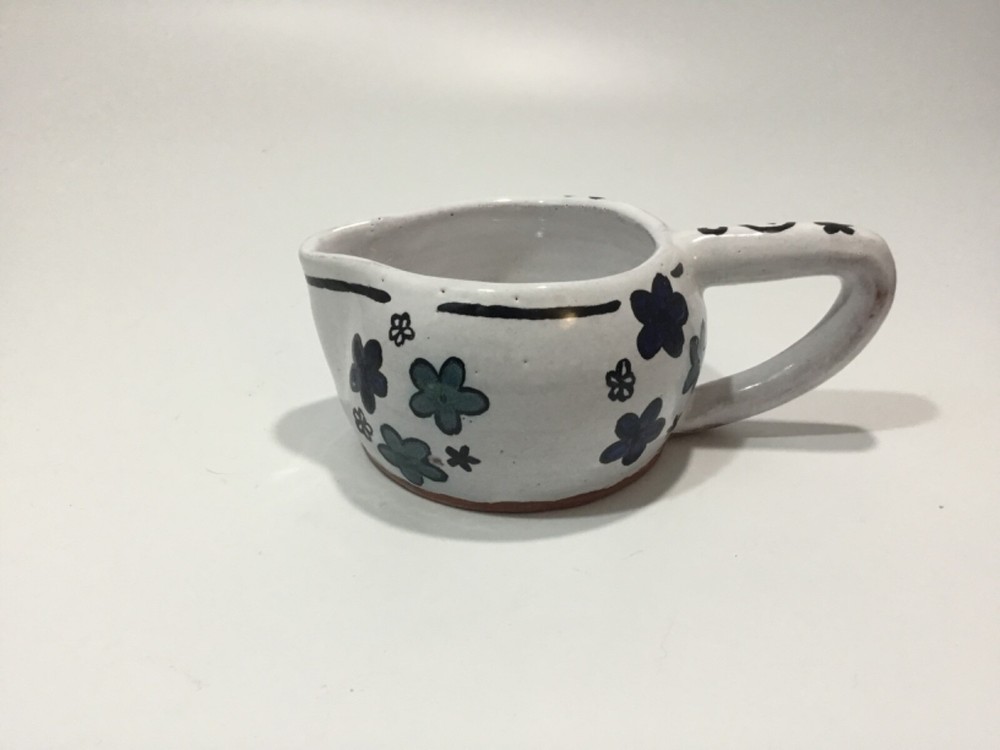 Signed KK Art Pottery Studio Creamer