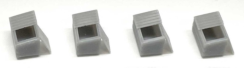 N Open Dumpsters, Undecorated 4pc
