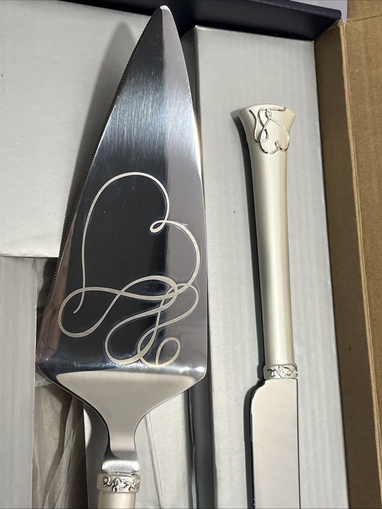 Mikasa Silver Plated Wedding Cake Server Set