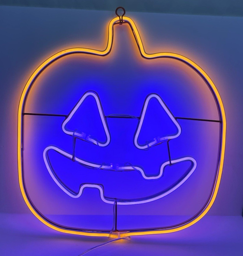 Hyde and Eek! LED Jack-O-Lantern Hanging Wall Decor Light