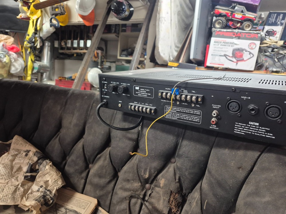 Speco Technologies P-30FA Public Address Amplifier & FM/AM Digital Tuner