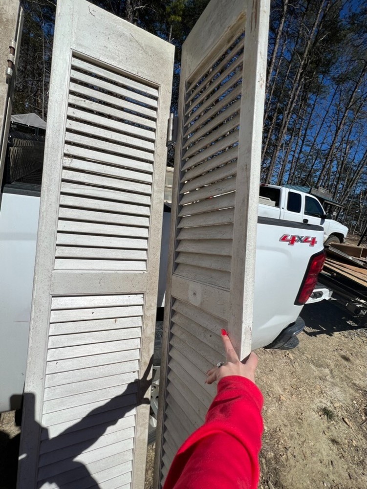Vintage 6 and 9 panel Sash Windows/2 Shutters