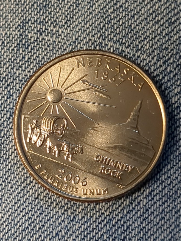 2006 D Nebraska State Quarter #72