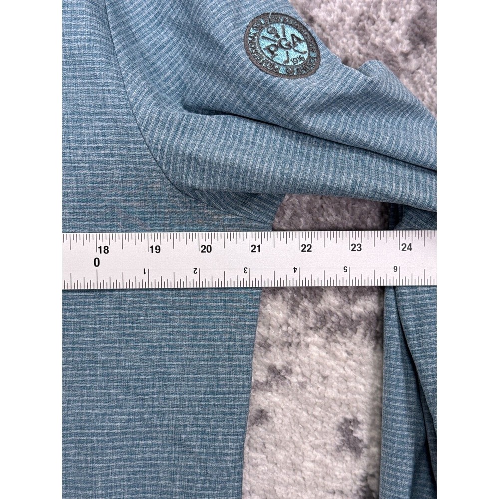 Travis Mathew Jacket Medium Mens Blue 1/2 Zip Pullover Performance Golf
