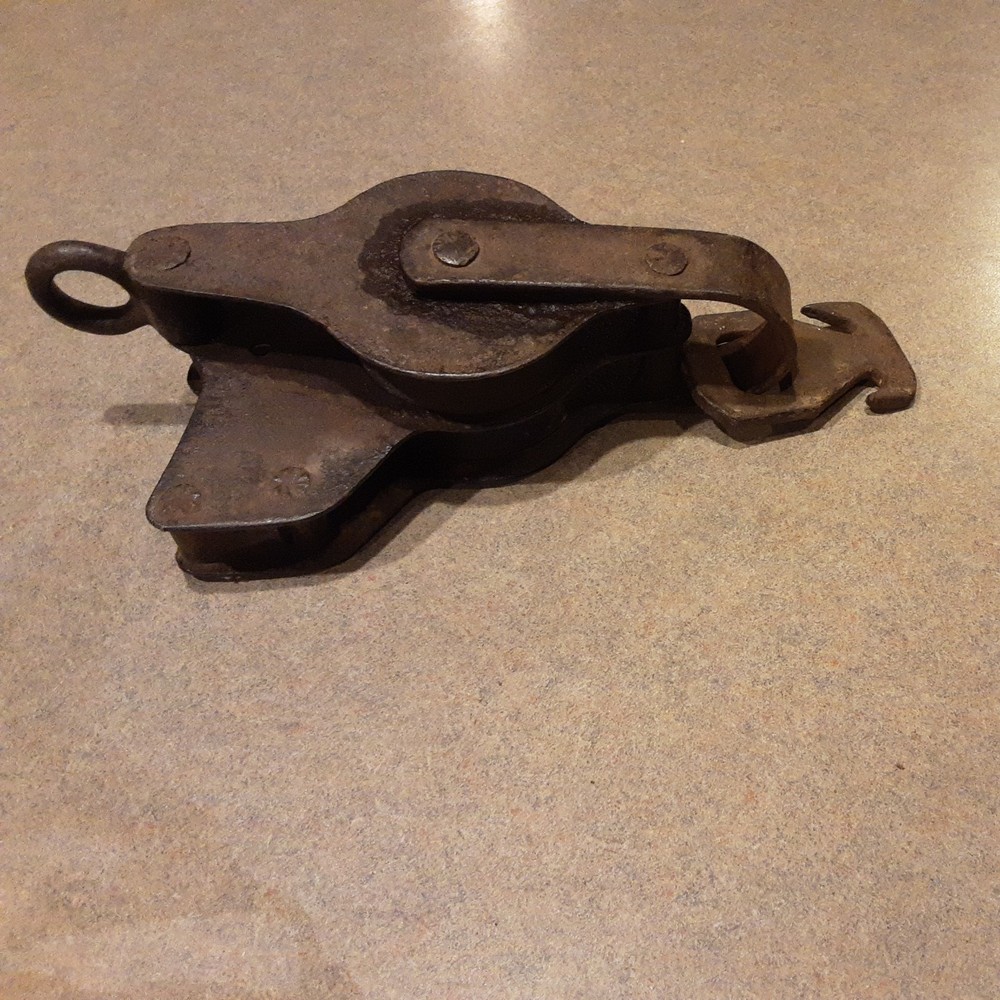 Farm Pulley Antique Rustic Barn Winch