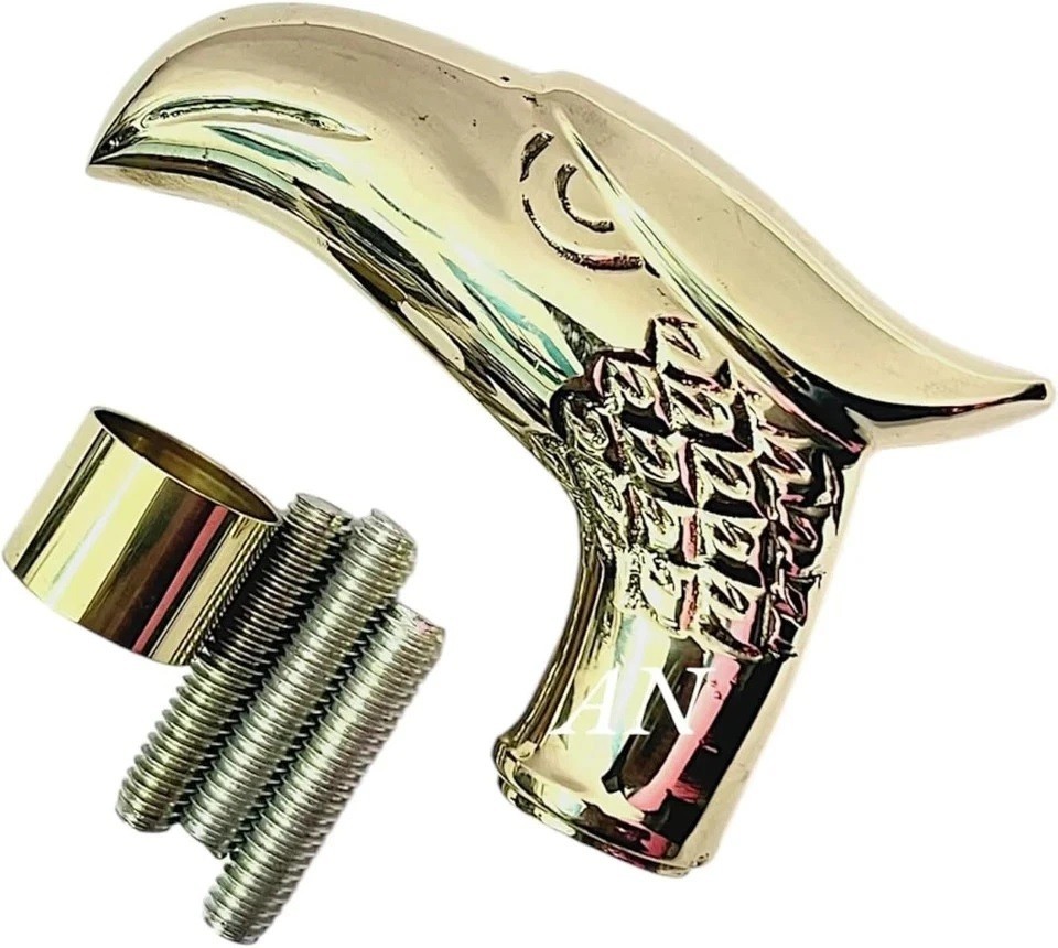 Nautical Brass Eagle Head Handle for Walking Stick