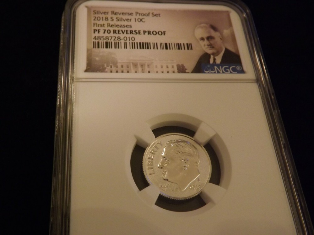 2018-S    10C     First Releases     REVERSE PROOF       NGC   PF 70